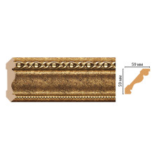 Плинтус потолочный DECOMASTER 123-43 (59592400мм)
