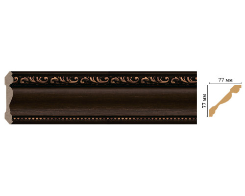 Плинтус потолочный DECOMASTER 154-966 (77772400мм)
