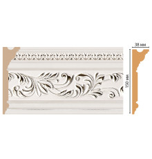 Плинтус потолочный Decomaster D214-60 ДМ 150х38х2400 мм D214-60 ДМ