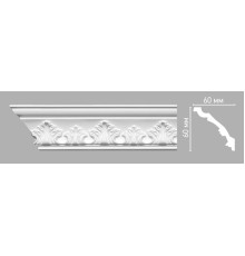 Плинтус потолочный с рисунком DECOMASTER 95015 60х60х2400 мм 95015