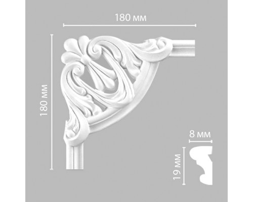 Угол DECOMASTER 97100-1 (18018018мм)
