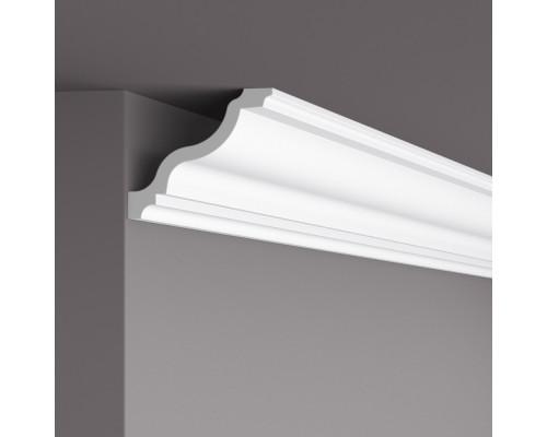Потолочный плинтус под покраску NMC Wallstyl WT11 2000×105×130