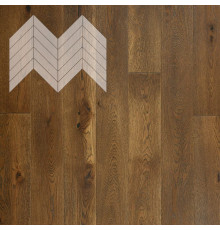 Паркет Елка Французская Lab Arte Chevron Дуб Селект Лофт лак 600/490х110х14/3/45°
