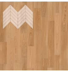 Паркет Елка Французская Lab Arte Chevron Дуб Селект Вельвет лак 600/490х110х14/3/45°
