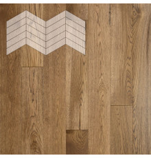 Паркет Елка Французская Lab Arte Chevron Дуб Рустик Тибальт лак 400/348х90х14/3/60°
