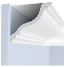 Потолочный плинтус под покраску Hiwood A150V1 2000×105×110