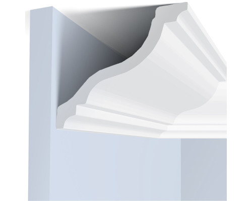Потолочный плинтус под покраску Hiwood A150V1 2000×105×110