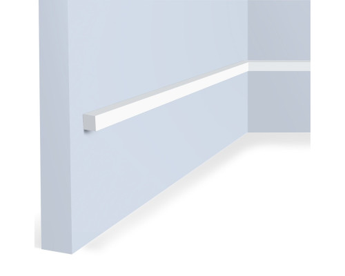 Молдинг из полистирола под покраску Hiwood D10V1 2000×10×10