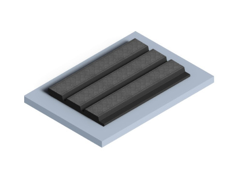 Стеновая панель из полистирола Hiwood LV124LE1 GR27K 2700×120×12