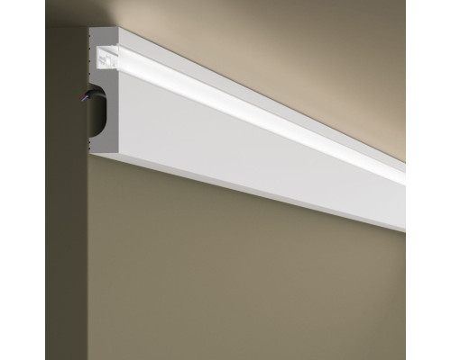 Потолочный плинтус под покраску с подсветкой NMC Wallstyl IL11 2000×20×80