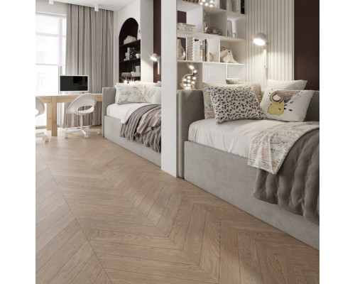 Инженерная доска AlixFloor Французская Ёлка ALX 1032CV Дуб дымчато-серый
