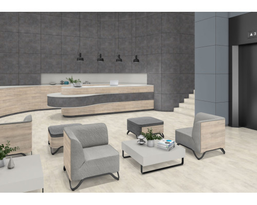 Ламинат Egger Pro Kingsize Aqua Plus EPL168 Хромикс белый
