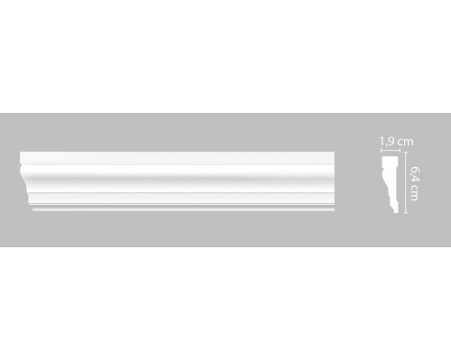 Молдинг гладкий DECOMASTER A031 (64192000мм)
