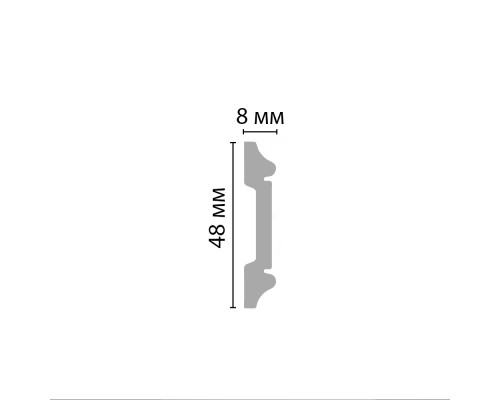 Молдинг гладкий DECOMASTER D144-115 ДМ (4882000мм)
