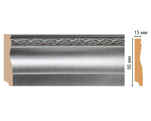 Плинтус напольный DECOMASTER 153-55 95х12х2400 мм MAS36069