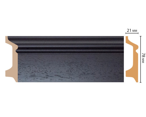 Плинтус напольный DECOMASTER D122-433 ДМ 78х21х2400 мм D122-433 ДМ