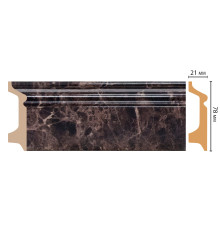 Плинтус напольный Decomaster D122-713 ДМ 78х21х2400 мм D122-713 ДМ