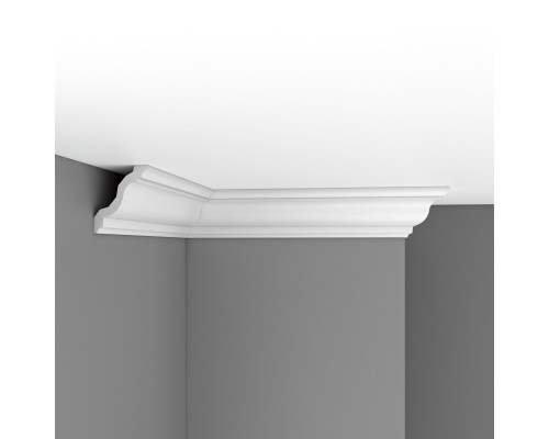 Плинтус потолочный гладкий DECOMASTER DP-2212 125х105х2400 мм DP-2212