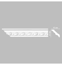 Плинтус потолочный с рисунком DECOMASTER 95861F гибкий 67х45х2400 мм 95861F