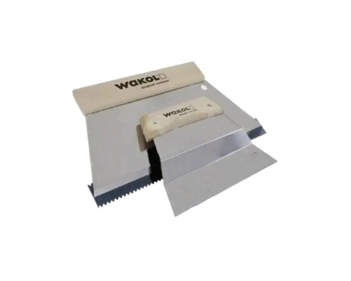 Шпатель материнский зубчатый WAKOL для укладки линолеума TKB B1 28 см