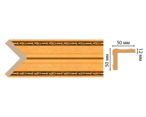 Угол декоративный DECOMASTER 142-1223 ДМ 50x50x2400 мм 142-1223 ДМ