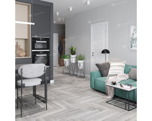 Кварцвиниловая плитка Alpine Floor Parquet LVT ECO 16-18 Дуб Лейтена
