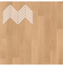 Паркет Елка Французская Lab Arte Chevron Дуб Рустик Бург лак 600/510х90х14/3/45°
