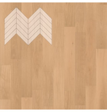 Паркет Елка Французская Lab Arte Chevron Дуб Натур Бург лак 600/490х110х14/3/45°
