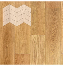 Паркет Елка Французская Lab Arte Chevron Дуб Селект лак  400/313х150х14/3/60°

