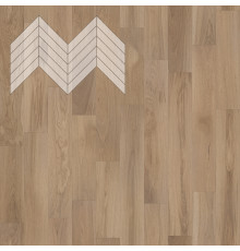 Паркет Елка Французская Lab Arte Chevron Дуб Селект Лаунж лак 600/510х90х14/3/45°

