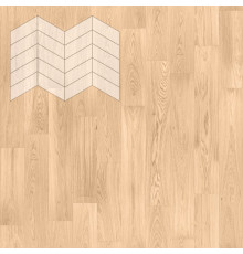 Паркет Елка Французская Lab Arte Chevron Дуб Натур Блонд лак 400/328х125х14/3/60°

