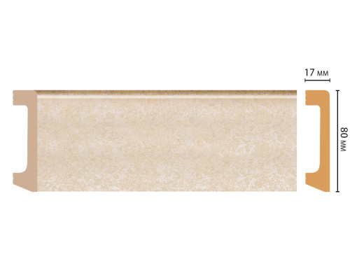 D235-18D/20 Плинтус ДМ(80172400 мм)
