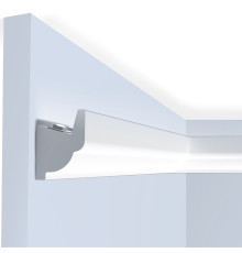 Молдинг из полистирола под покраску Hiwood LB32 с подсветкой 2000×32,5×24