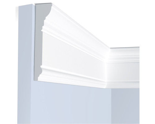 Потолочный плинтус под покраску Hiwood M1702 2000×18×70