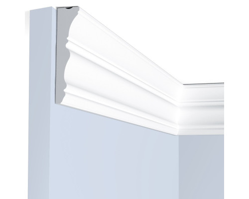 Потолочный плинтус под покраску Hiwood M1707 2000×17×70