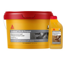 Клей для паркета SikaBond-PU 2K Parquet полиуретановый 9 кг
