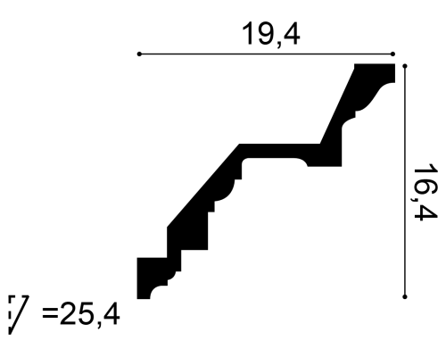 Карнизы C422