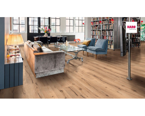 Ламинат Haro Tritty 100 Gran Via 530693 Дуб Италика кремовый
