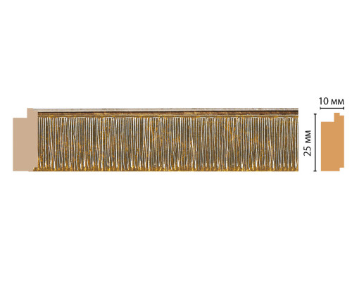 Молдинг DECOMASTER 102-17 25х10х2400 мм 102-17