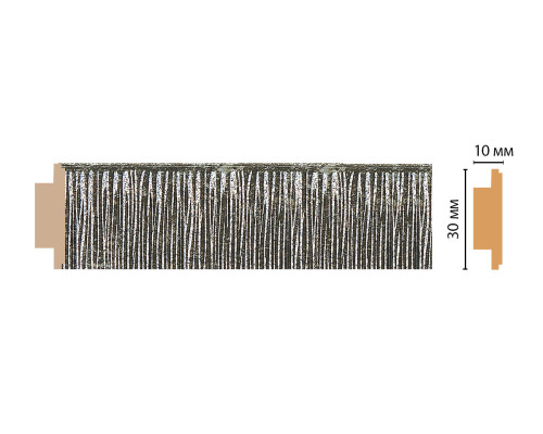 Молдинг DECOMASTER 110-29 30х10х2400 мм 110-29