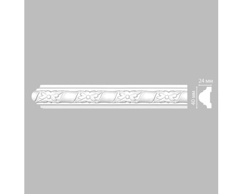 Молдинг с рисунком Decomaster DT-8051 полиуретан 40х24х2400 мм DT-8051