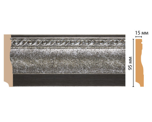 Плинтус напольный DECOMASTER 153-44 ДМ (95122400 мм)
