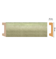 Плинтус напольный Decomaster D234-373 58х16х2400 мм D234-373