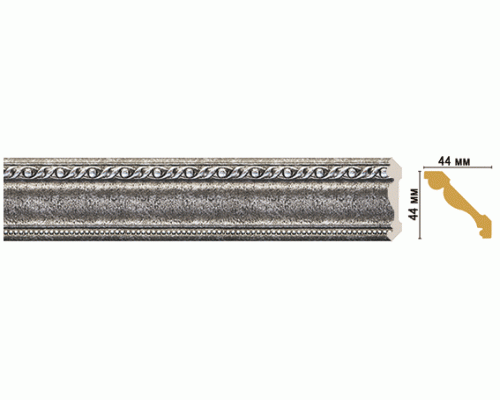 Плинтус потолочный DECOMASTER 124-44 (44442400мм)
