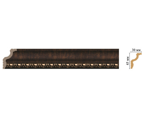 Плинтус потолочный DECOMASTER 148D-56 (45302400мм)
