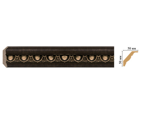 Плинтус потолочный DECOMASTER 155D-56 (50502400мм)
