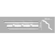 Плинтус потолочный DECOMASTER 95144 с рисунком 200х180х2400 мм 95144