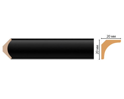 Плинтус потолочный DECOMASTER D133-195 20х20х2400 мм D133-195