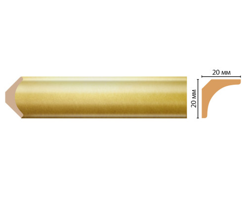 Плинтус потолочный DECOMASTER D133-374 20х20х2400 мм D133-374