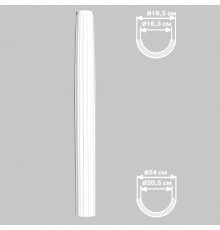 Полуколонна конусная DECOMASTER DC-8308-8Н (O 240 вн O 120 *2400мм)
